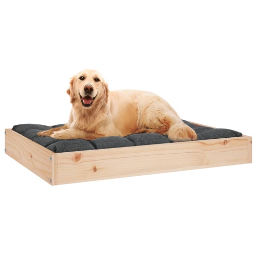 vidaXL Dog Bed 71.5x54x9 cm Solid Wood Pine