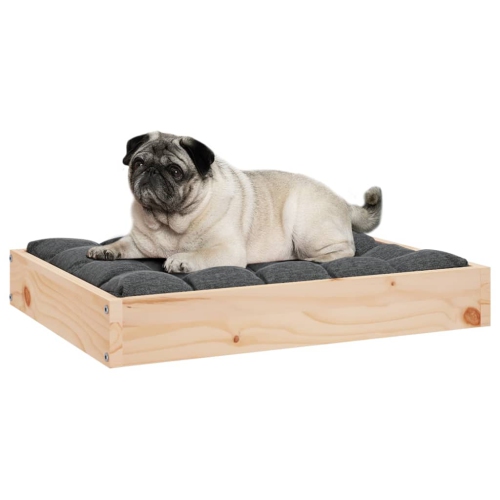 vidaXL Dog Bed 61.5x49x9 cm Solid Wood Pine