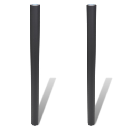 Autocollants muraux vidaXL tableau noir 0,6 rouleaux 2 m 2 avec craies