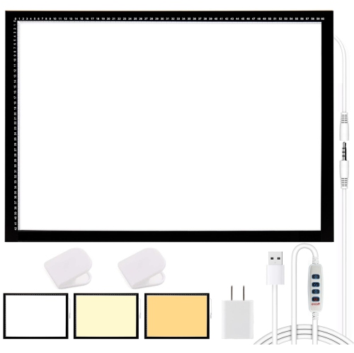 DiamondGlow Pro Upgraded A2 Light Pad for Diamond Painting 3