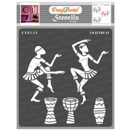 Dance To The Beat Tribal Stencils Artful DIY Craft Stencils For Wood   17690176 