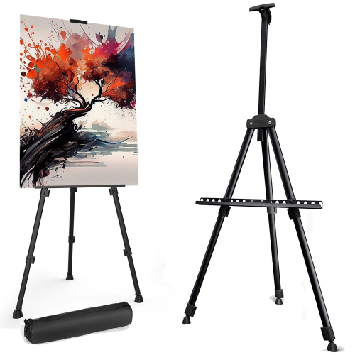 ArtPro Easel Stand Adjustable Metal Tripod for Painting and