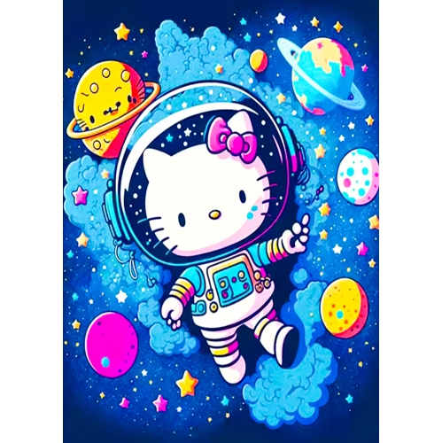 Hello Kitty 5D Diamond Painting Kit DIY Art for Adults Kids