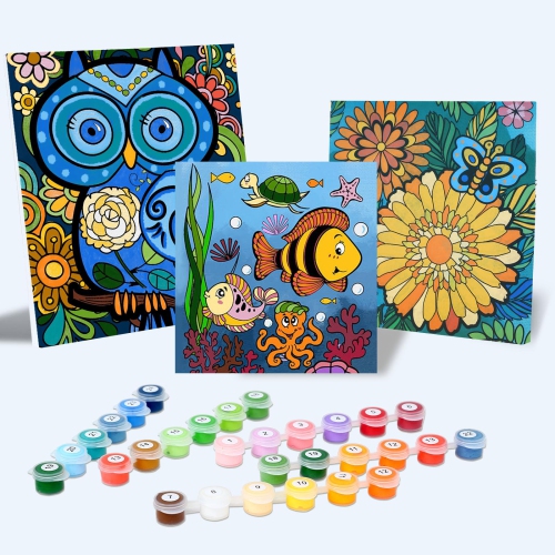 Colorful Creations Paint by Numbers Kit for Kids and Adults Fun