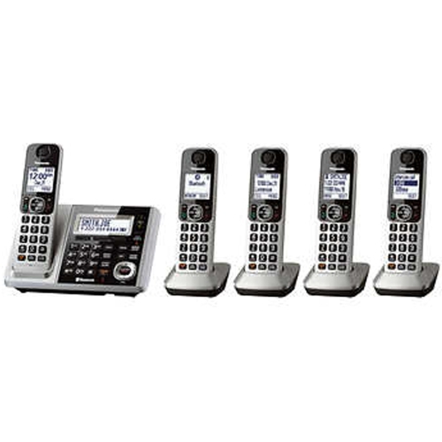 Téléphone sans fil numérique DECT 6,0 KX-Tg175 de Panasonic remis à neuf avec répondeur et 5 combinés Bluetooth (Link-to-Cell)