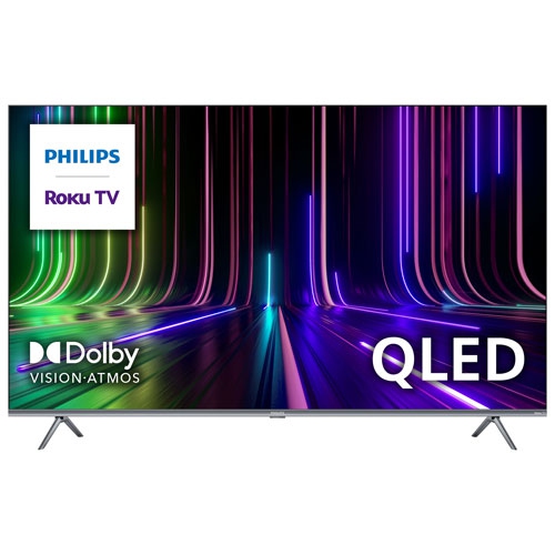 Open Box - Philips 55" 4K UHD HDR QLED Roku Smart TV - *LOCAL TORONTO DELIVERY ONLY*