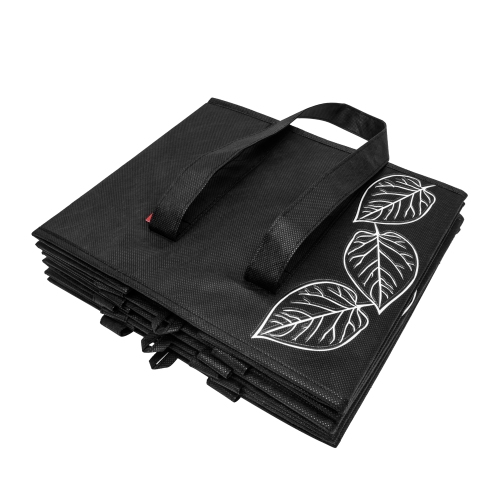 Planet E Reusable Premium Quality Grocery Shopping Box Bags - Heavy Duty Tote Set with Reinforced Bottom