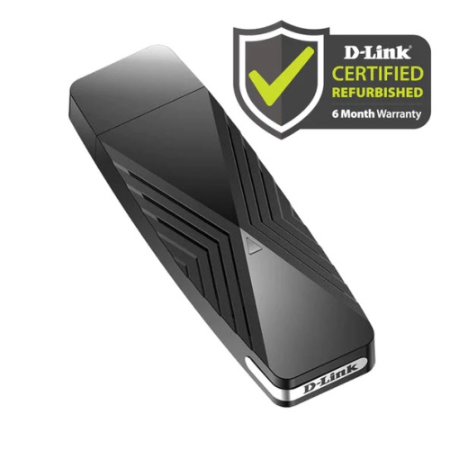 Refurbished - D-Link AX1800 Wi-Fi 6 USB Adapter - DWA-X1850/RE