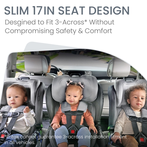 Siège d'auto convertible Britax Poplar - Graphite glacier