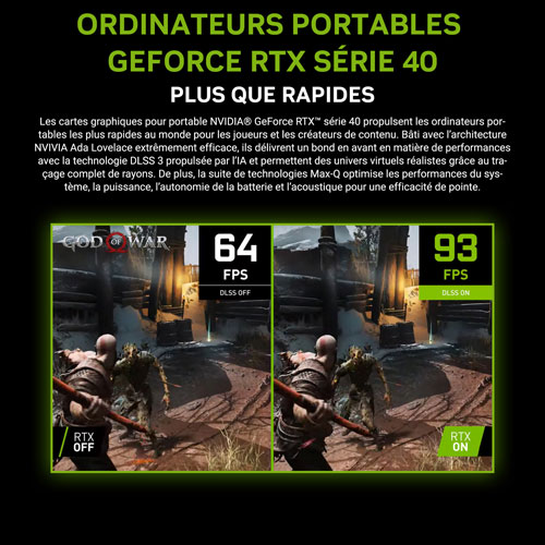 Portable de jeu 144 Hz de 15,6 po TUF Gaming F15 d'ASUS