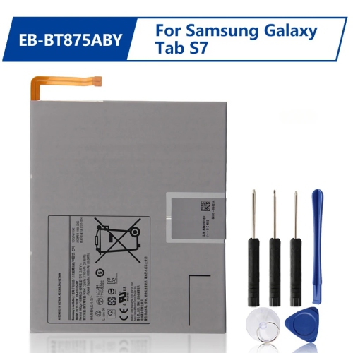 Replacement Battery with Tools Set for Samsung Tab S7 / S8 11" Tablet, SM-T870 T875 SM-X700 X706, EB-BT875ABY, 8000mAh