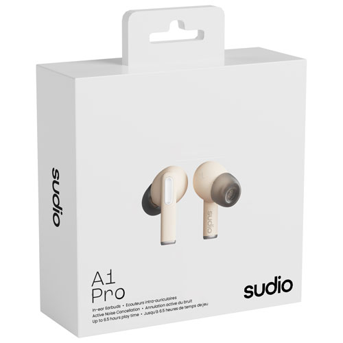 Sudio Audio A1 Pro In-Ear Noise Cancelling True Wireless Earbuds - Pink