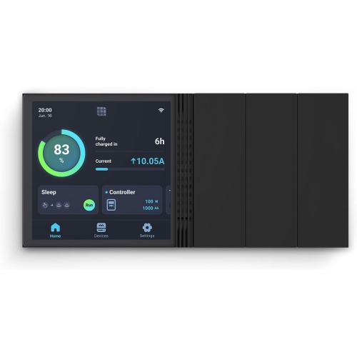 RENOGY  " Smart Marine & Rv Energy Monitor With 4"" Touch Screen, Panels And System Energy Monitoring, for Off-Grid Power& Solar System, Rv & Van"