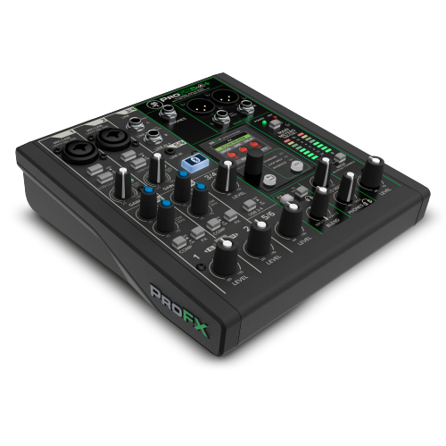 Mackie ProFX6v3+ 6-Channel Professional Effects Mixer with Bluetooth