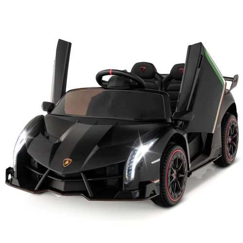Costway Licensed Lamborghini 4WD Kids Ride-on Sports Car 12V Battery Powered 2.4G Remote