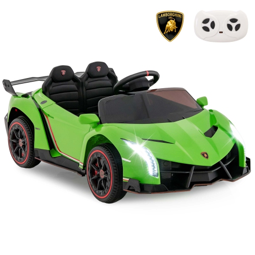 COSTWAY  Licensed Lamborghini 4Wd Kids Ride-On Sports Car 12V Battery Powered 2.4G Remote