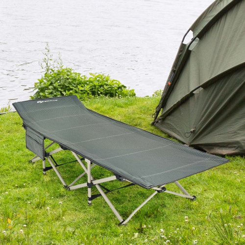 Goplus Wide Foldable Camping Cot Heavy-Duty Steel Indoor & Outdoor Sleeping Cot