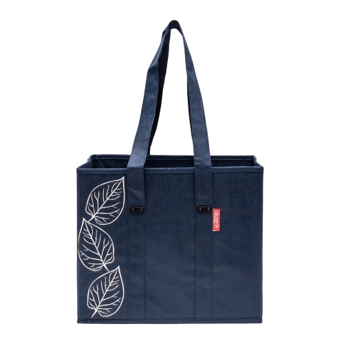 Planet E Reusable Premium Quality Grocery Shopping Box Bags - Heavy Duty Tote Set with Reinforced Bottom