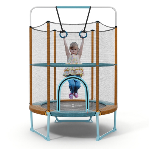 Kids trampoline with handle sale