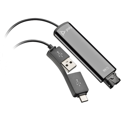 HP Poly DA75 USB to QD Adapter