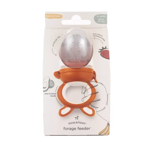 Moss and Fawn Silicone Forage Feeder - Terracota