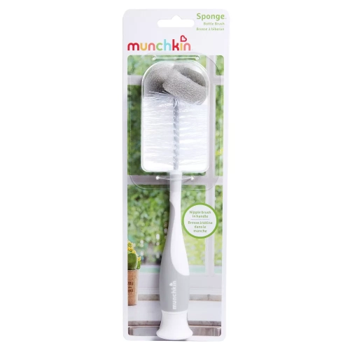 Munchkin Sponge Bottle Brush - Gray