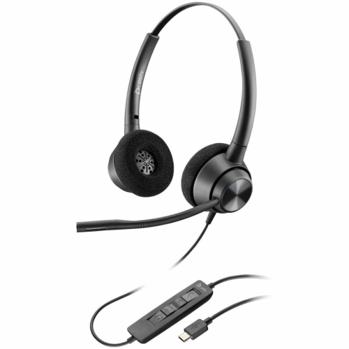 Casque d'écoute à suppression du bruit poly EncorePro 320 de HP - Noir