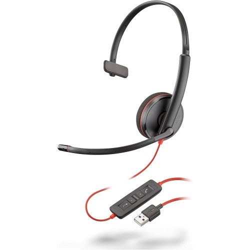 Casque d'écoute à suppression du bruit poly Blackwire C3215 de HP - Noir