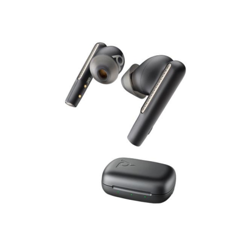 HP Poly Voyager Free 60 UC M In-Ear Noise Cancelling Truly Wireless Bluetooth Headset - Black