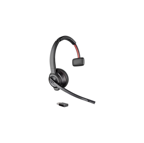 HP Poly Savi 8200 On-Ear Noise Cancelling Truly Wireless Bluetooth Headset - Black