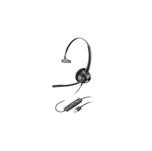 HP Poly EncorePro 320 On-Ear Noise Canceling Headset - Black