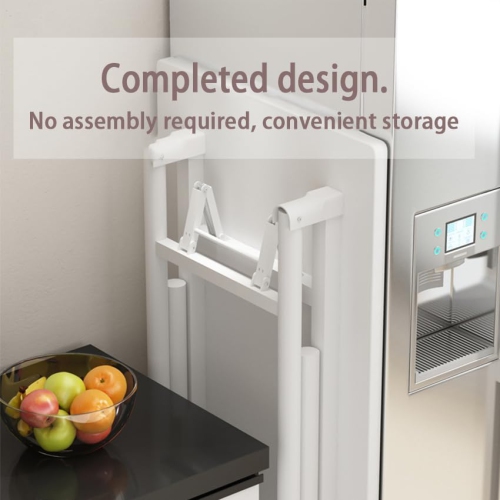 Folding Computer Desk Modern Style Office Desk Simple Style PC Table- Writing Computer Desk Space Saving Foldable Table White S