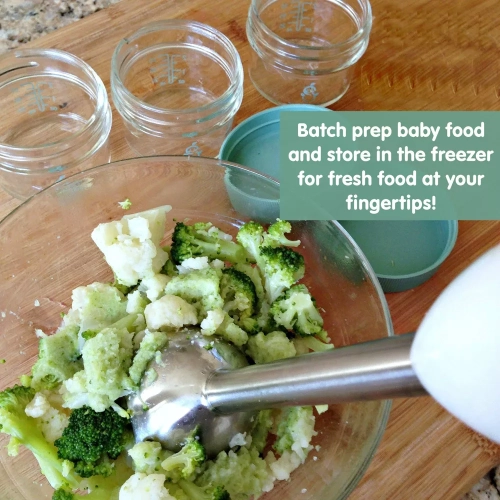 Cuillère-sauce 2-en-1 pour aliments pour bébés, robot culinaire et mélangeur à immersion de Sage Spoonfuls - Blanc - 3pc pte