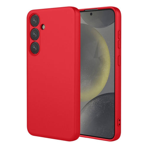 Image 1 de 2.. Étui souple rouge mat de PANDACO pour Galaxy S24 de Samsung