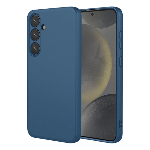 Image 1 de 2.. Étui souple bleu marine mat de PANDACO pour Galaxy S24 de Samsung