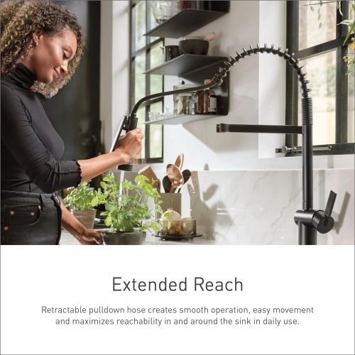 Moen 5923EWC Align Motionsense Wave Sensor Touchless One-Handle High Arc Pulldown Kitchen Faucet, Chrome