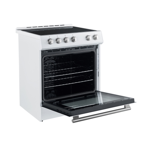 Cuisinière électrique de 30 po Espresso de Forno Leonardo – Blanc