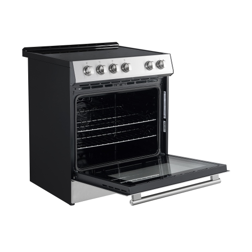 Cuisinière électrique de 30 po avec four à convection et surface lisse en acier inoxydable de FORNO Leonardo Espresso