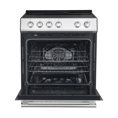 Cuisinière électrique de 30 po avec four à convection et surface lisse en acier inoxydable de FORNO Leonardo Espresso