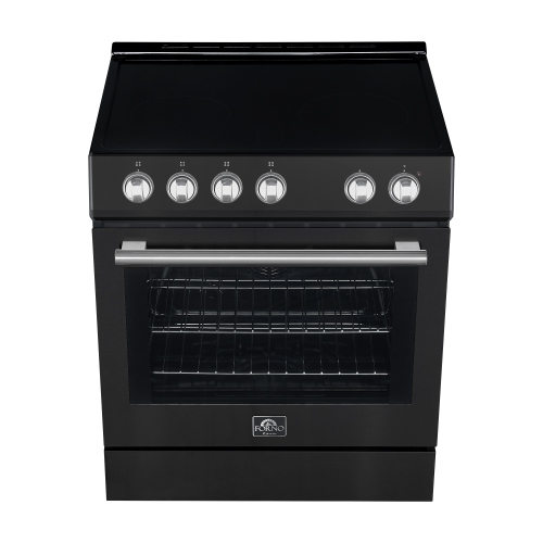 Forno Leonardo – Cuisinière électrique espresso de 30&nbsp;po, noir