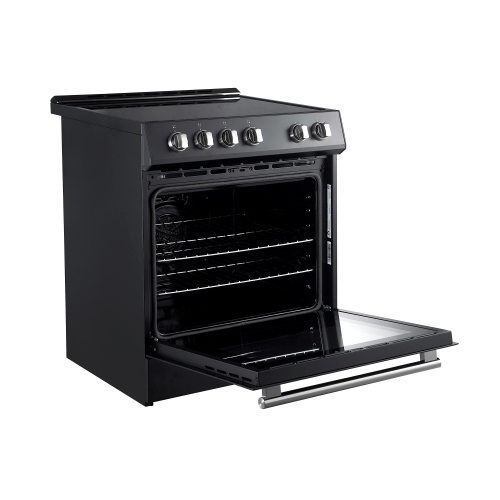 Forno Leonardo – Cuisinière électrique espresso de 30&nbsp;po, noir
