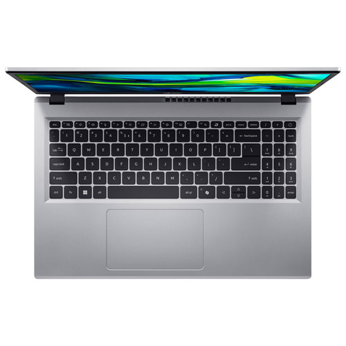 Acer Aspire Go 15.6" Laptop w/ 1 year of Microsoft 365 - Silver (Intel N100/128GB SSD/4GB RAM/Windows 11)