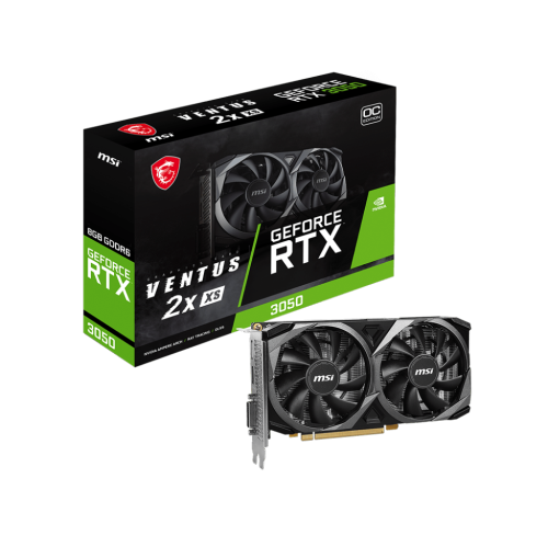 MSI  Rtx 3050 Ventus 2X Xs 8G Oc, 8GB Gddr6, 1807 Mhz Boost, 128-Bit, 6-Pin X 1, HDMI X1, Displayport X1, Video Card [This review was collected as part of a promotion