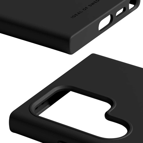 Étui souple ajusté Silicone d'Ideal of Sweden pour Galaxy S24 Ultra - Noir