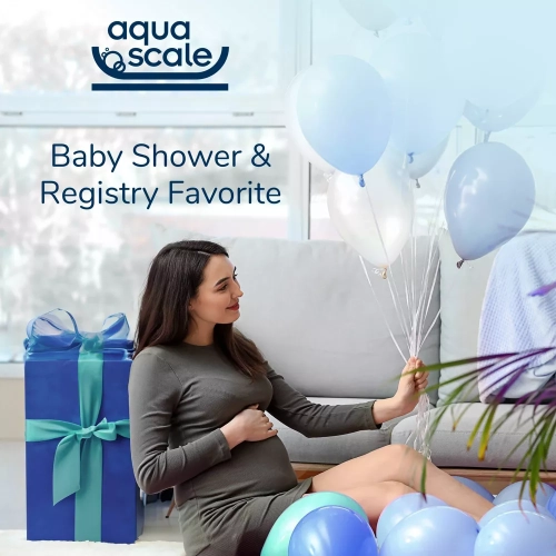 Baby Patent Aqua Scale 3-in-1 Digital Scale Water Thermometer and Infant Tub