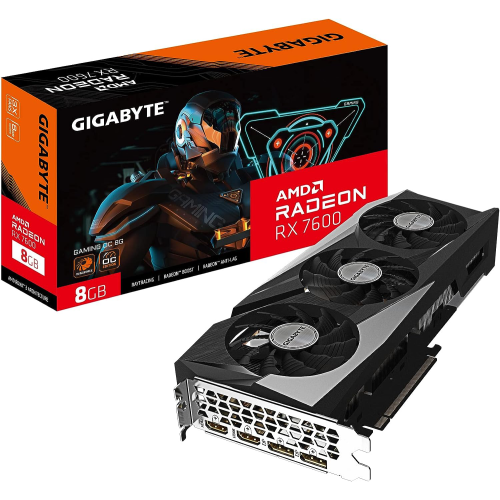 GIGABYTE  Gv-R76Gaming Oc-8Gd Radeon Rx 7600 Gaming Oc 8G Graphics Card, 3X Windforce Fans 8GB 128-Bit Gddr6, Video Card [This review was collected as part of a promotion