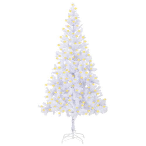 VIDAXL  Artificial Pre-Lit Christmas Tree 210 Cm 910 Branches