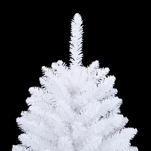 vidaXL Artificial Hinged Christmas Tree with Stand White 120 cm