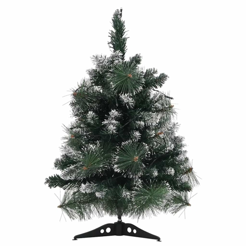 VIDAXL  Artificial Pre-Lit Christmas Tree With Stands Green 60 Cm Pvc