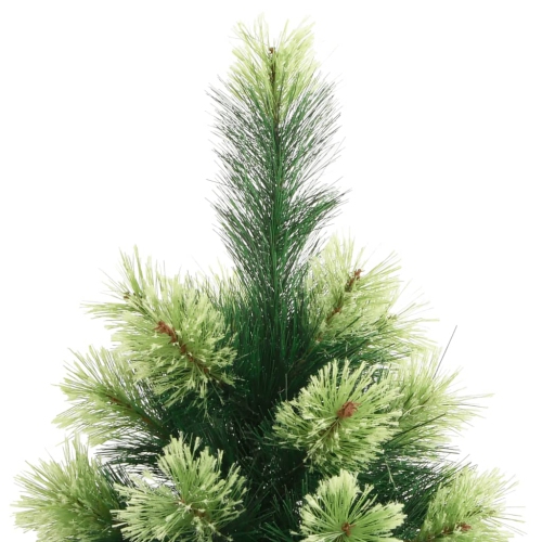vidaXL Artificial Hinged Christmas Tree with Stand 180 cm
